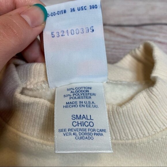 Vintage USA Olympics Cream Sweater Size Small - Picture 3 of 8